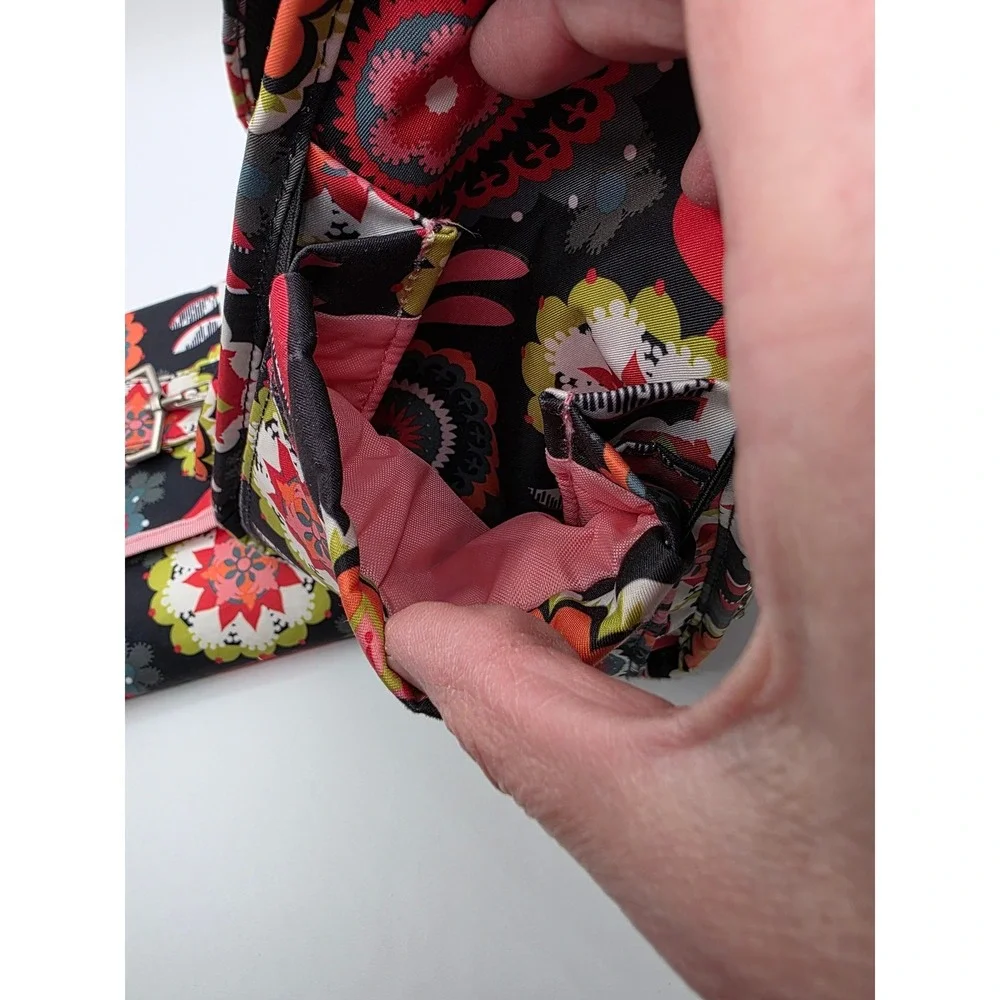 Ju Ju Be Dancing Dahlias Be Prepared Diaper Bag / Backpack Floral Print /UU